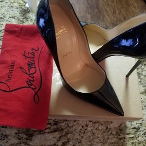 Christian Louboutin So Kate 120mm Patent Black
